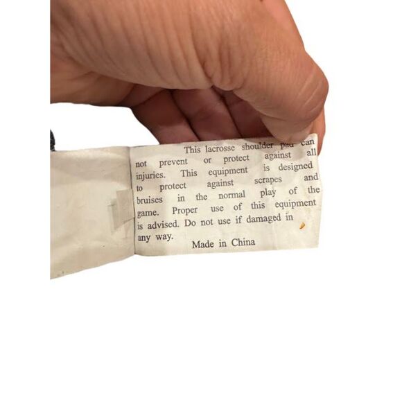 under Armour lacrosse xs extra small chest pads youth sports grey red black - Picture 5 of 11